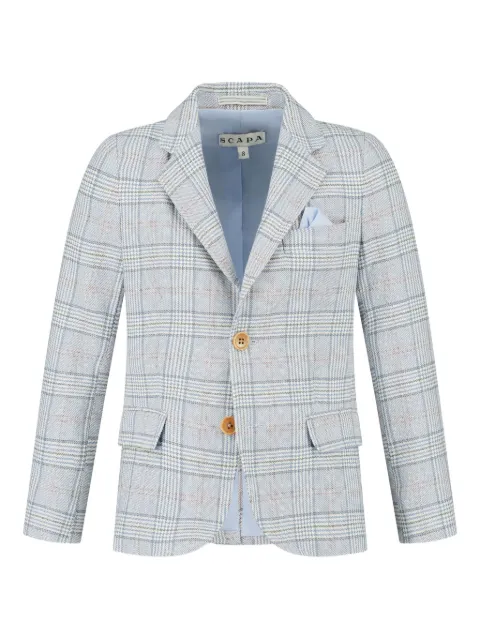 Scapa check-print blazer