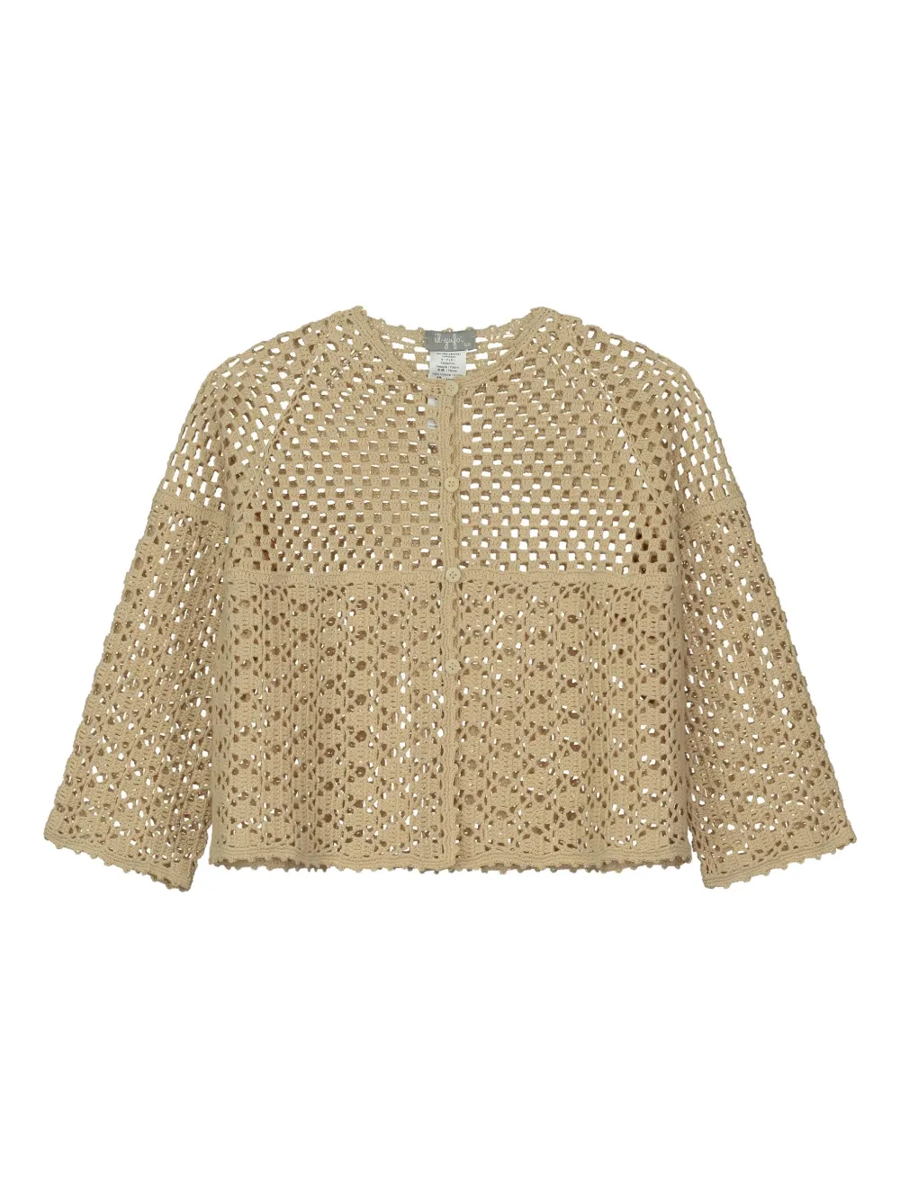 Il Gufo open-knit cardigan | Neutrals | Image 1