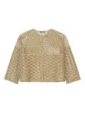 Il Gufo open-knit cardigan - Neutrals