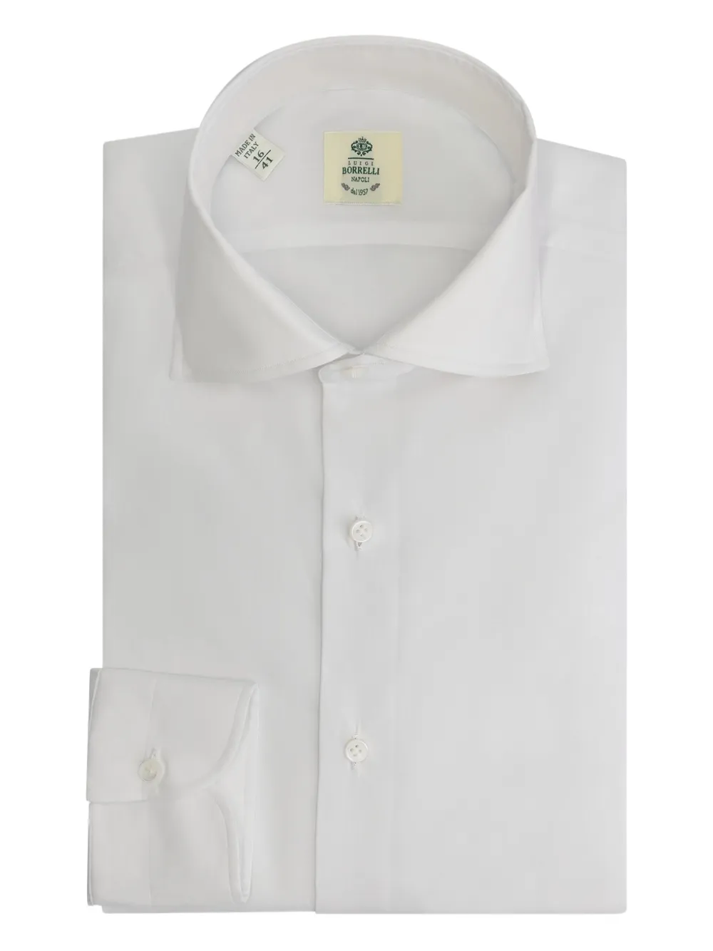 Luigi Borrelli long-sleeve shirt - Wit