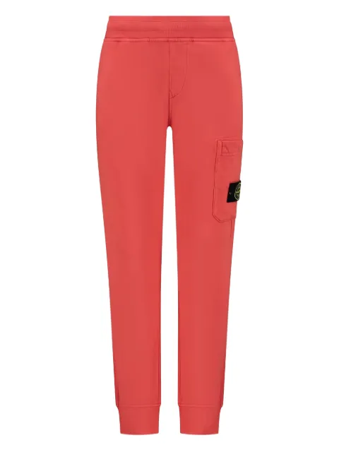 Stone Island Junior Pantaloni sportivi con applicazione Compass