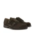 Gallucci Kids suede moccasins - Brown