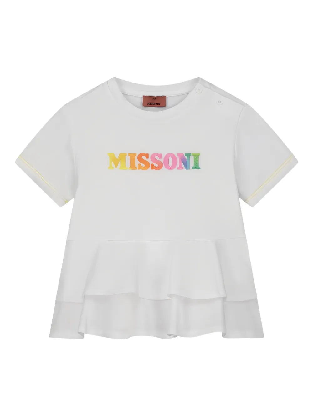 Missoni Kids cotton dress - ホワイト Missoni Kids cotton dress - ホワイト