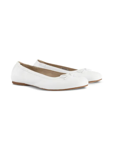 POLO RALPH LAUREN KIDS leather ballerina shoes