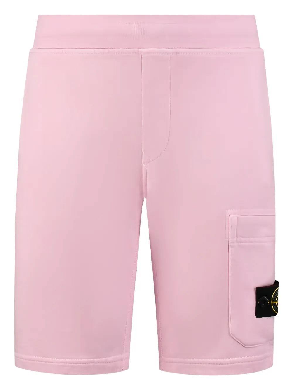 Stone Island Junior Shorts met Compass-logopatch Roze