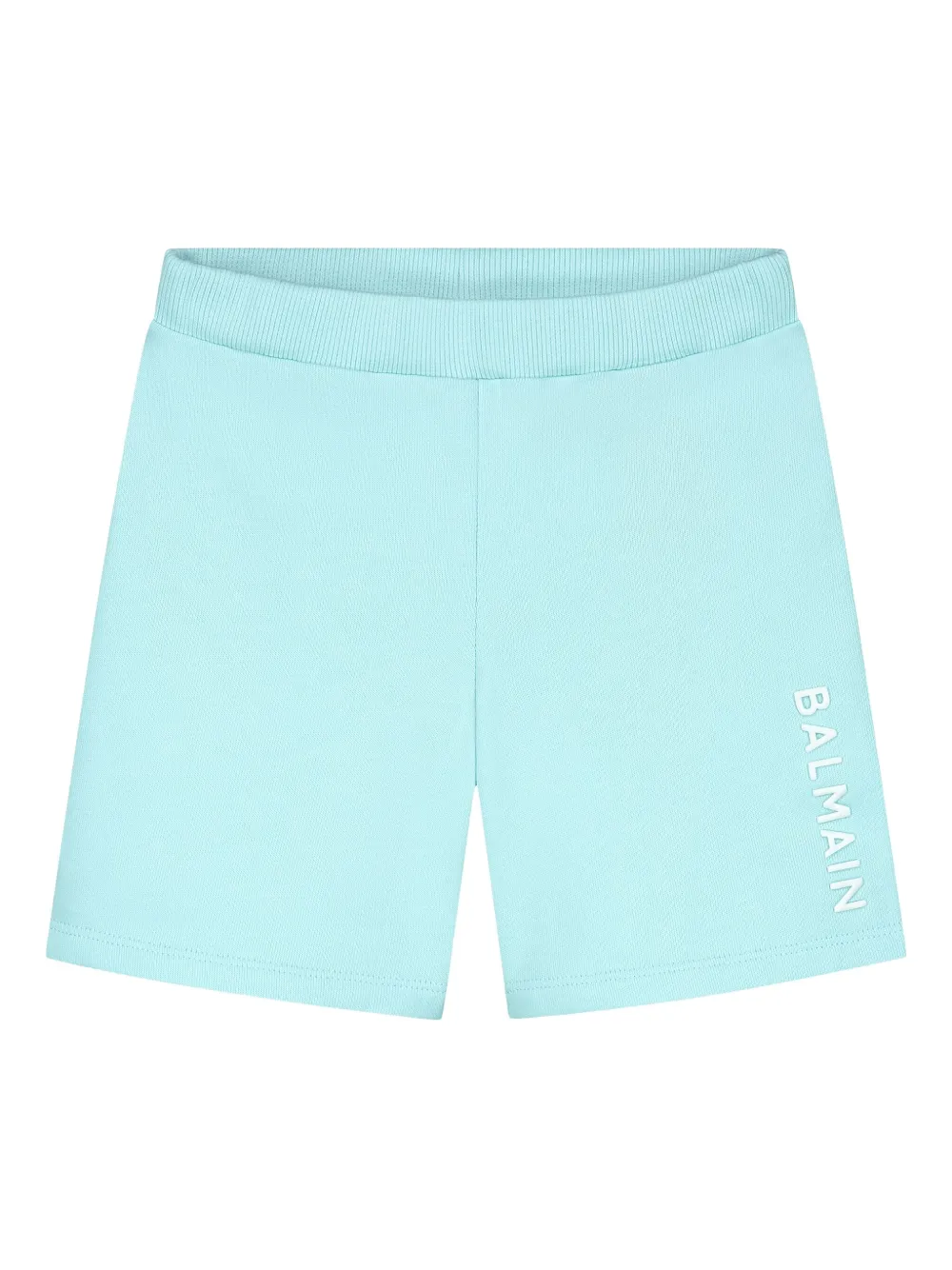 Balmain Kids Katoenen shorts Blauw