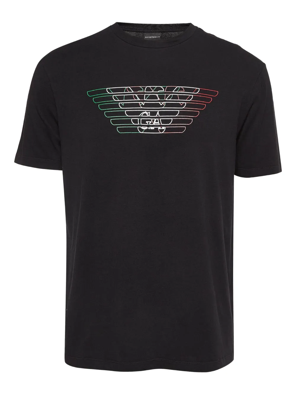 Emporio Armani Pre-Owned logo-print T-shirt | Black | Image 1