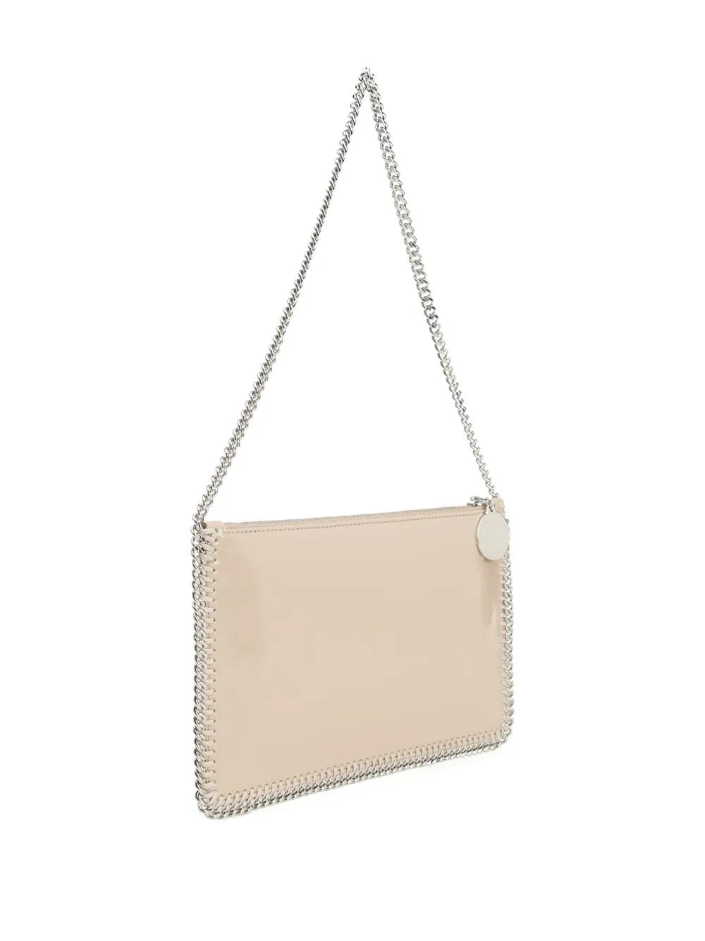 Stella McCartney Clutch met kettingdetail Beige