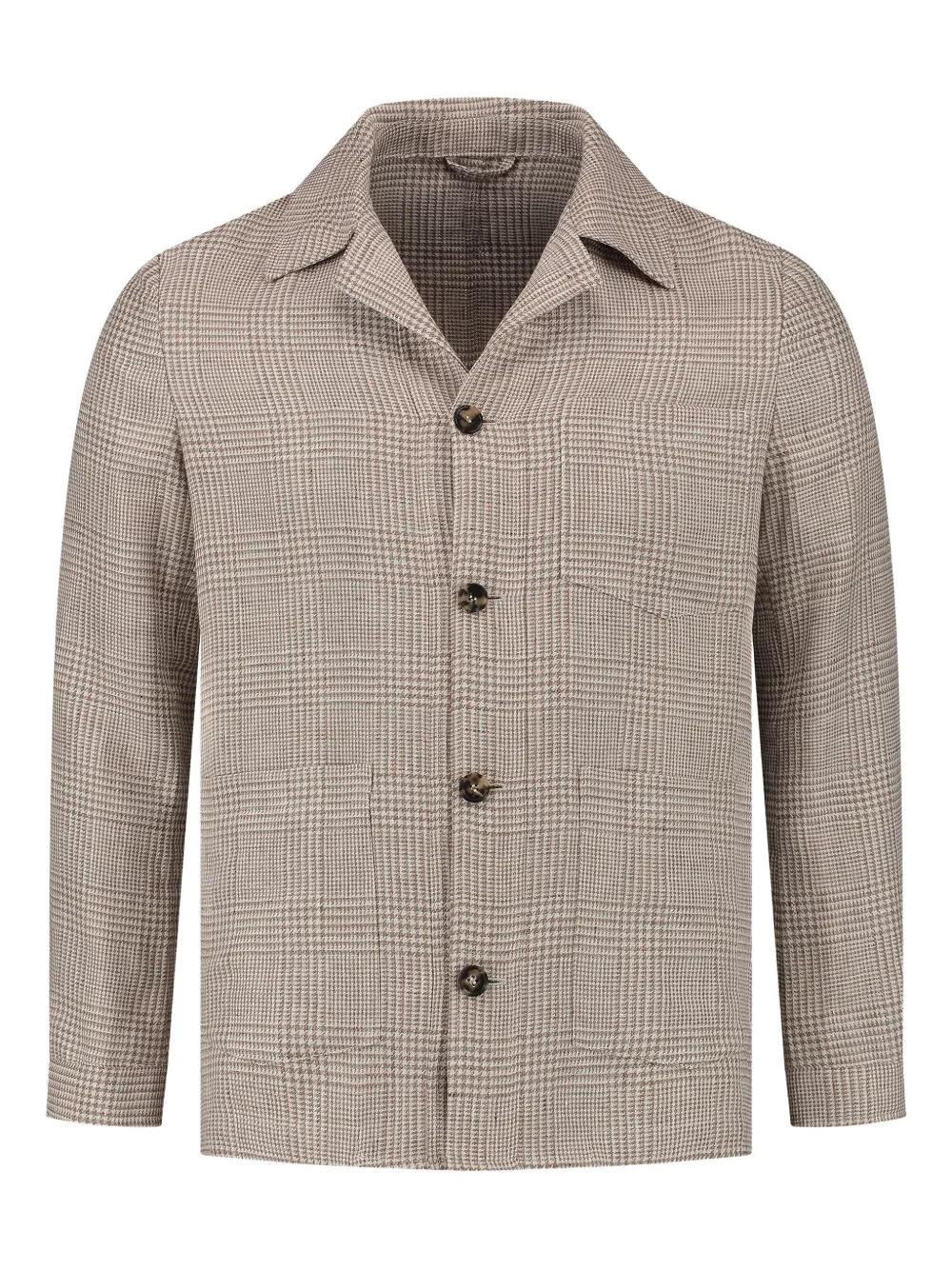 Luigi Borrelli blazer con motivo pied de poule | neutro | Image 1