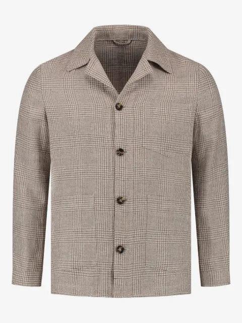 Luigi Borrelli blazer con motivo pied de poule