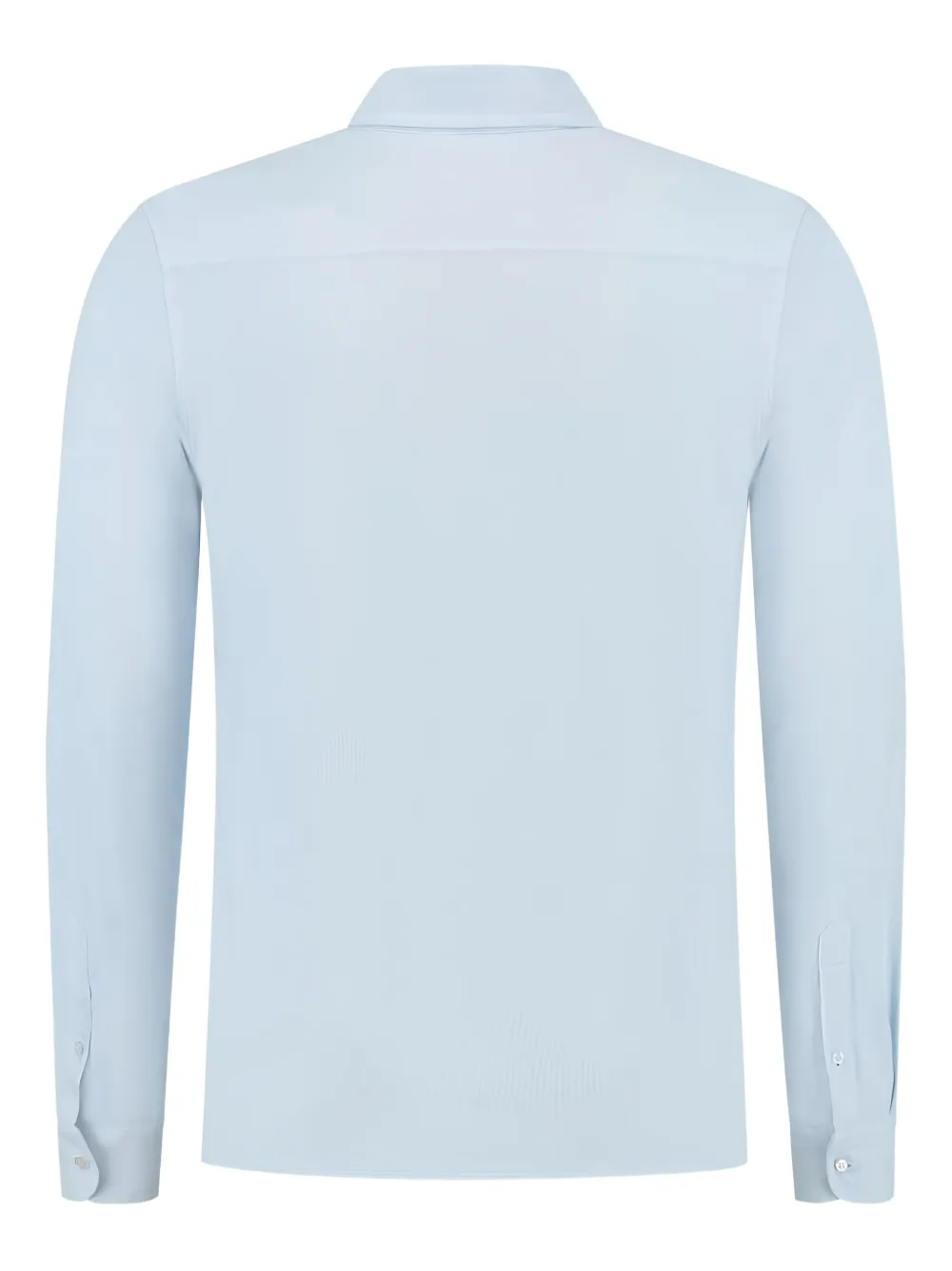 Doriani Cashmere long-sleeve polo shirt - Blauw