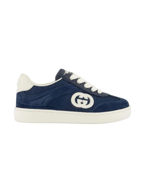 Gucci Kids logo-patch sneakers