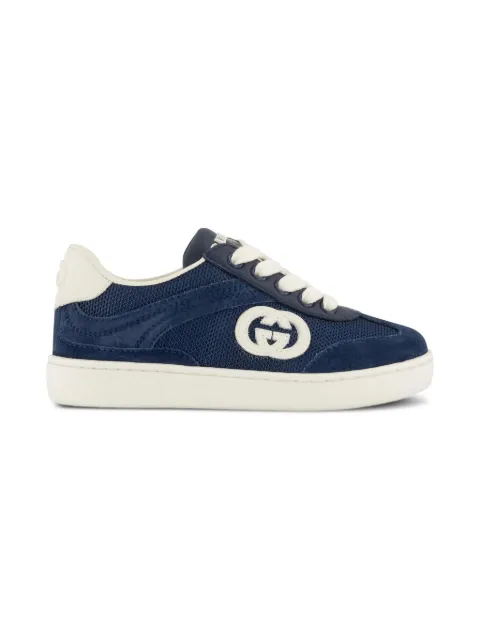 Gucci Kids logo-patch sneakers