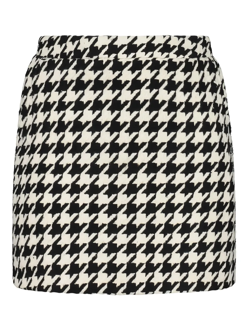 Nik & Nik Geruite mini-rok Zwart