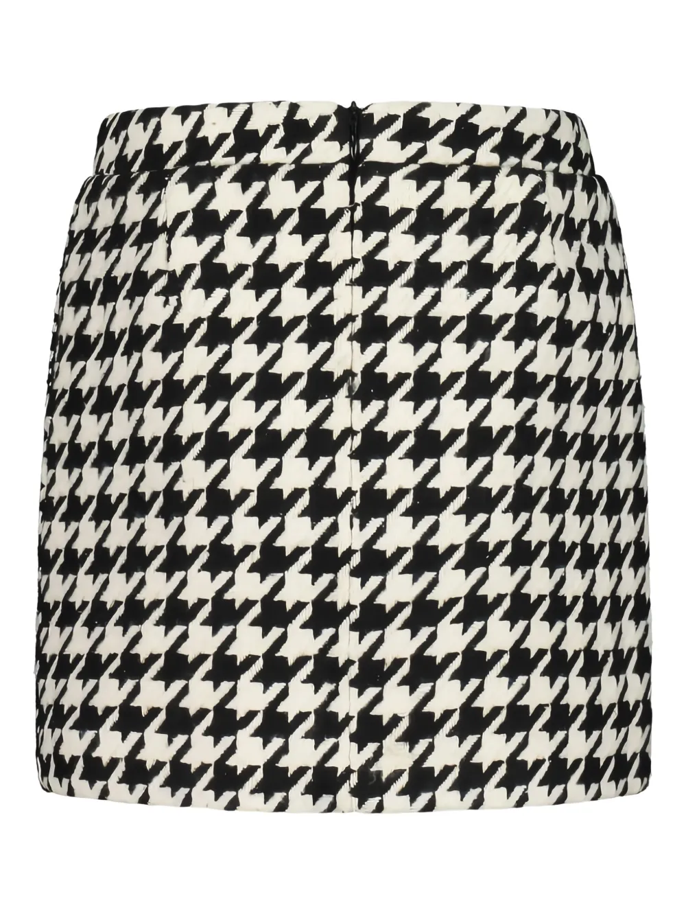 Nik & Nik Geruite mini-rok Zwart