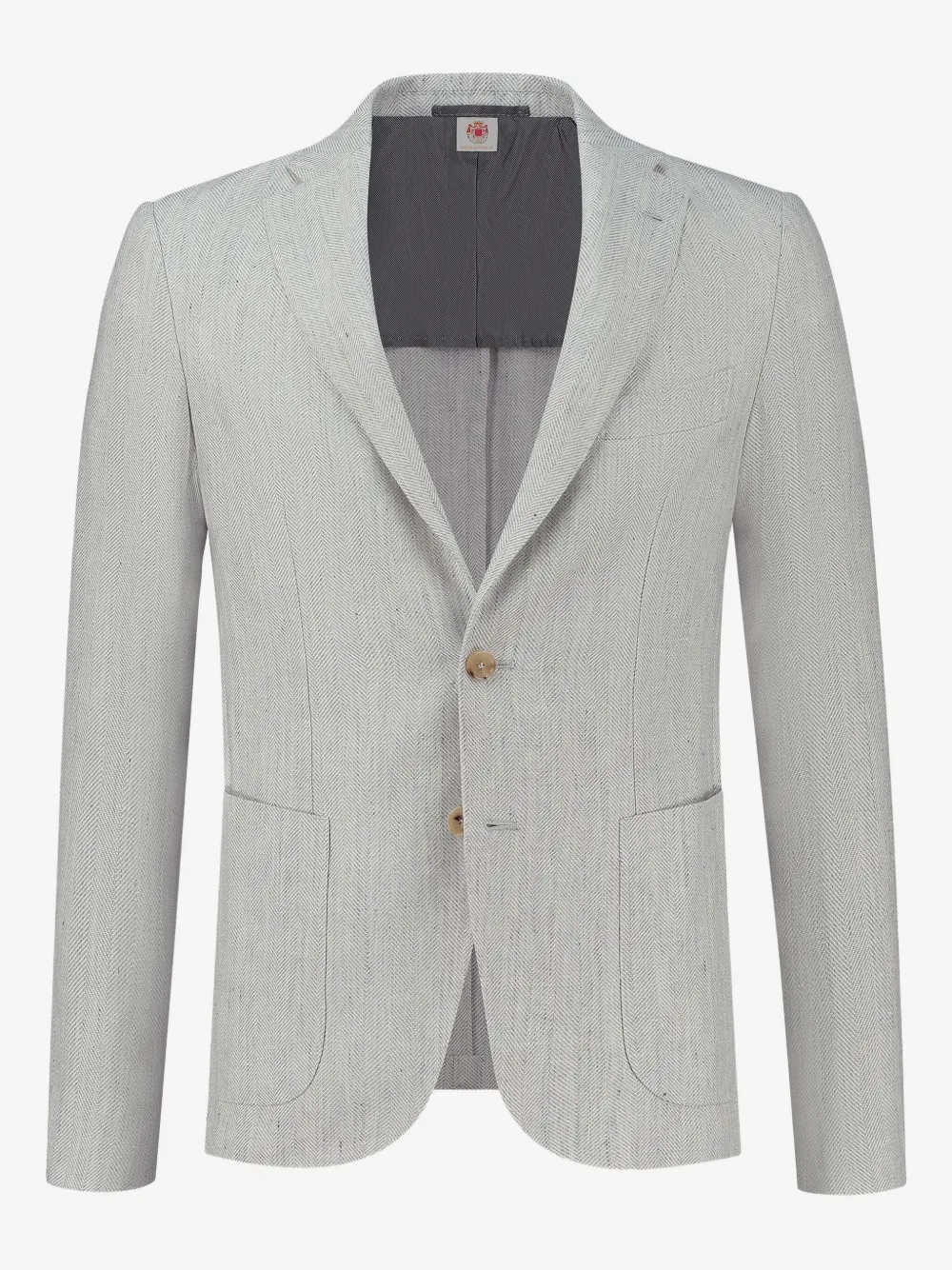 Luigi Borrelli single-breasted blazer | Grey | Image 1