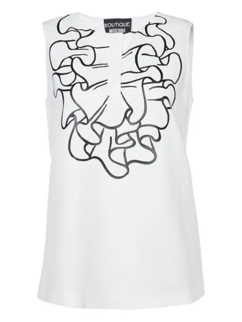Moschino Pre-Owned graphic-print top