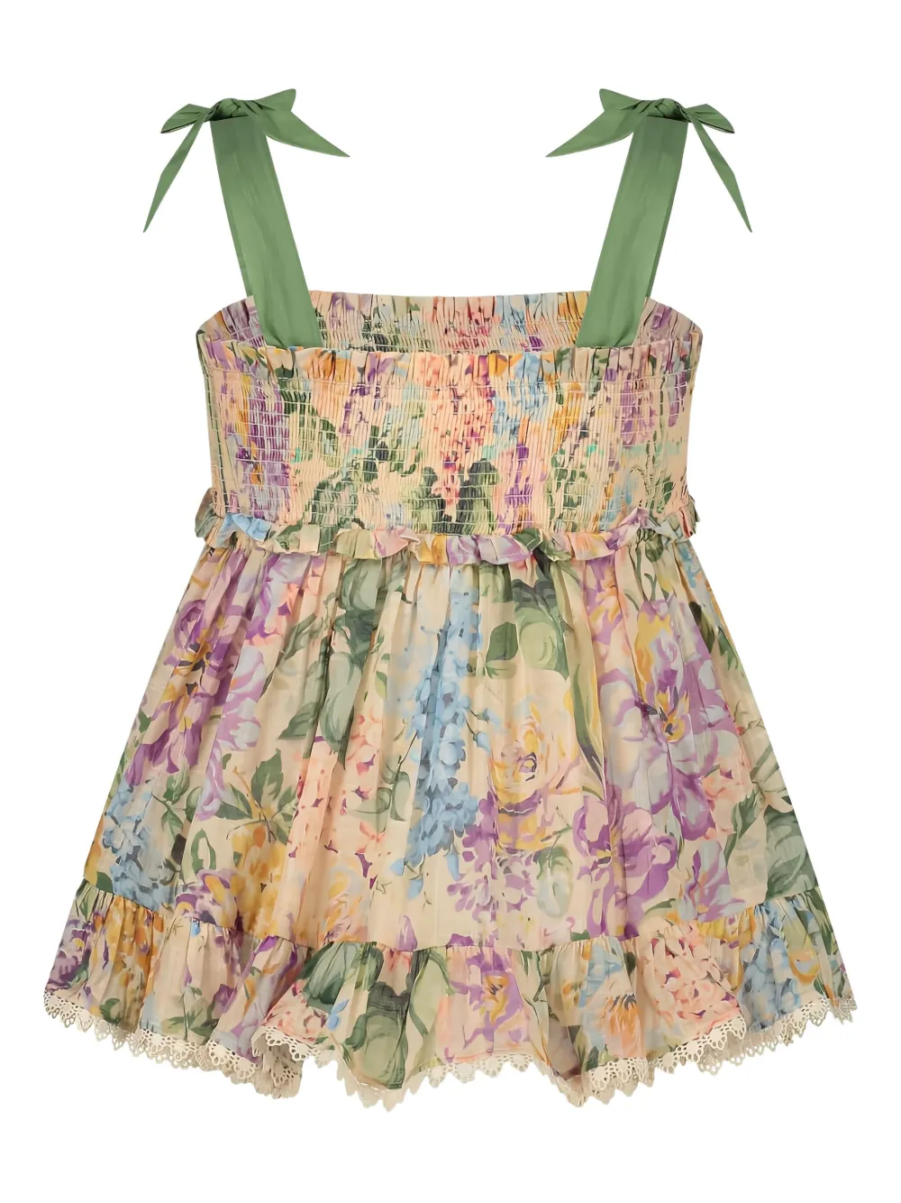 ZIMMERMANN Kids Top met bloemenprint Beige