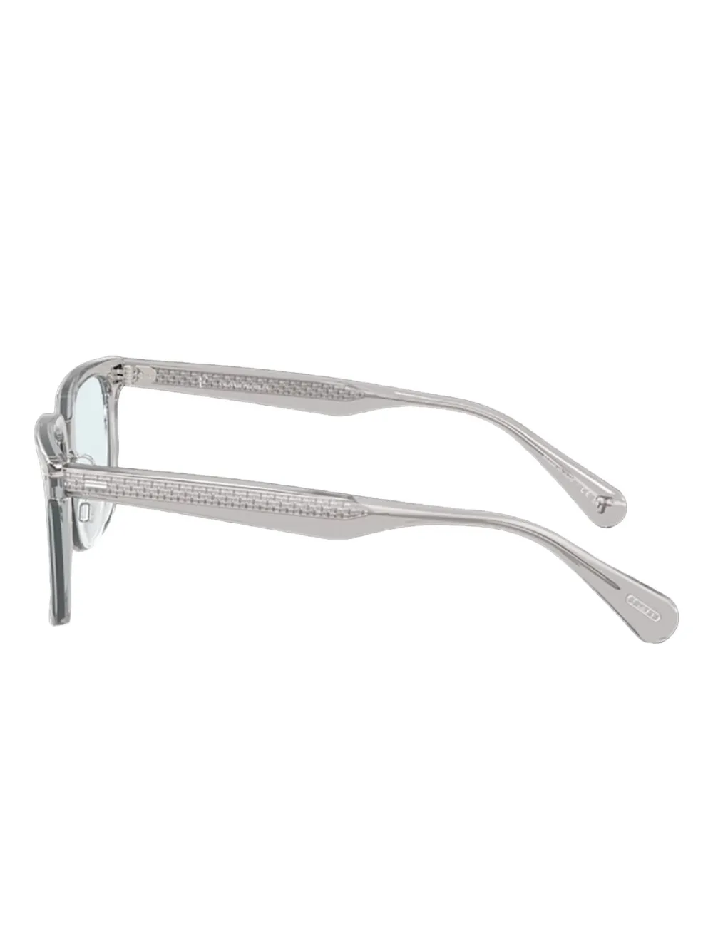 Oliver Peoples Zonnebril met vierkant montuur Grijs