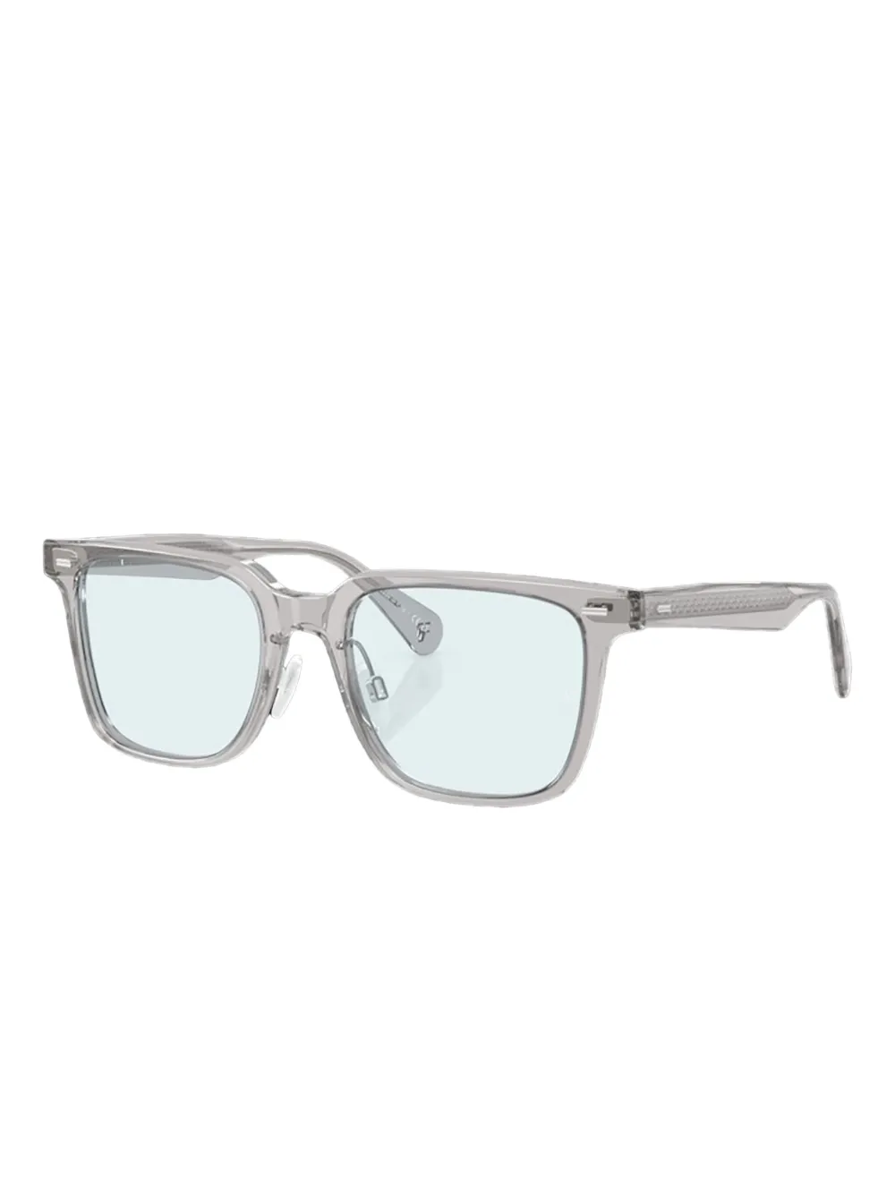 Oliver Peoples Zonnebril met vierkant montuur Grijs