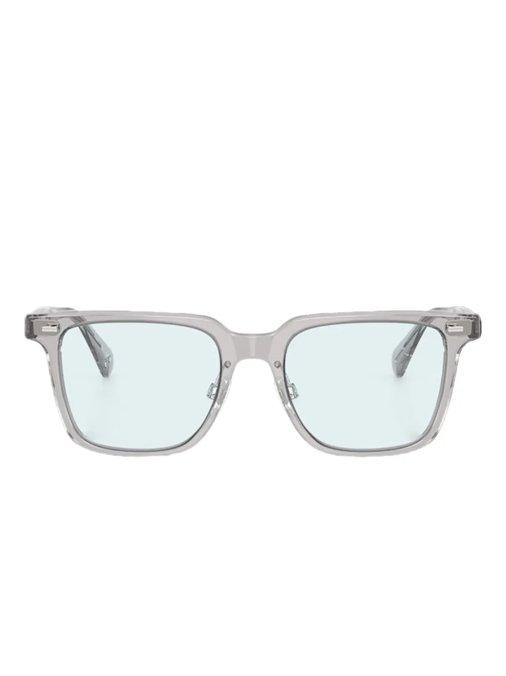 Oliver Peoples Zonnebril met vierkant montuur Grijs
