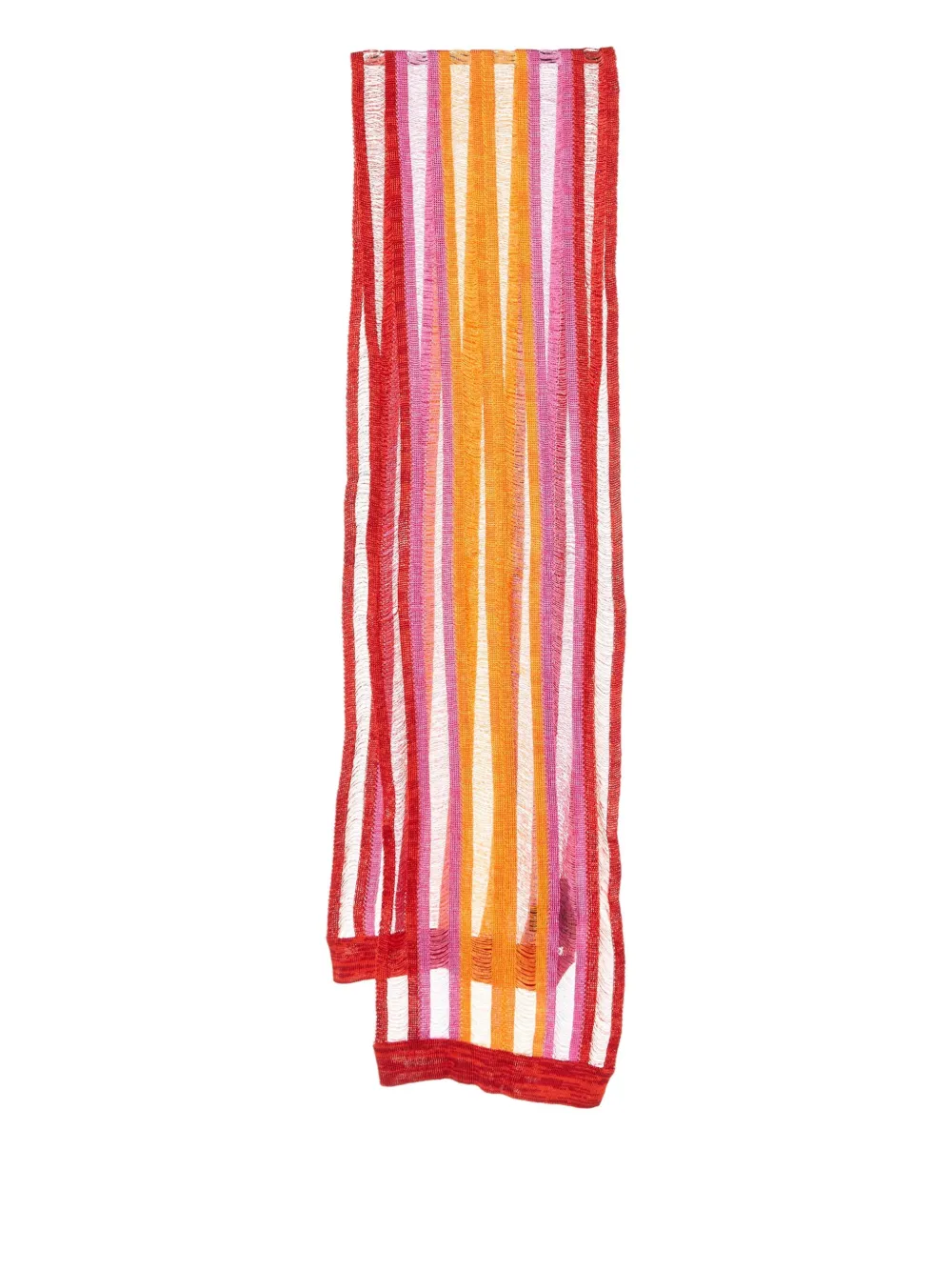 Missoni Pre-Owned striped scarf | Red | Image 1