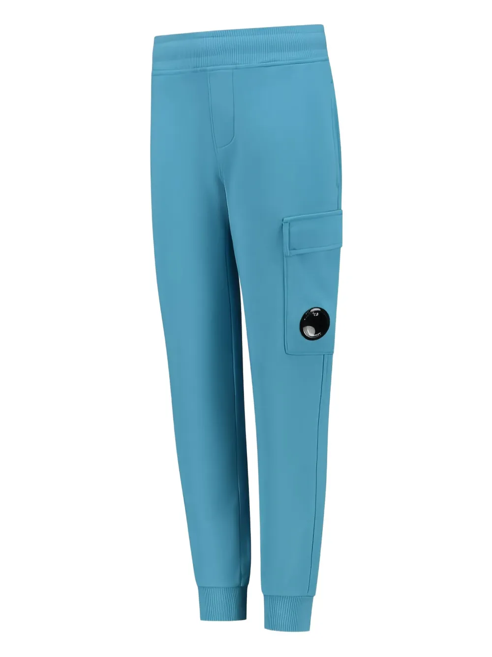 C.P. Company Kids Trainingsshorts met lensdetail Blauw