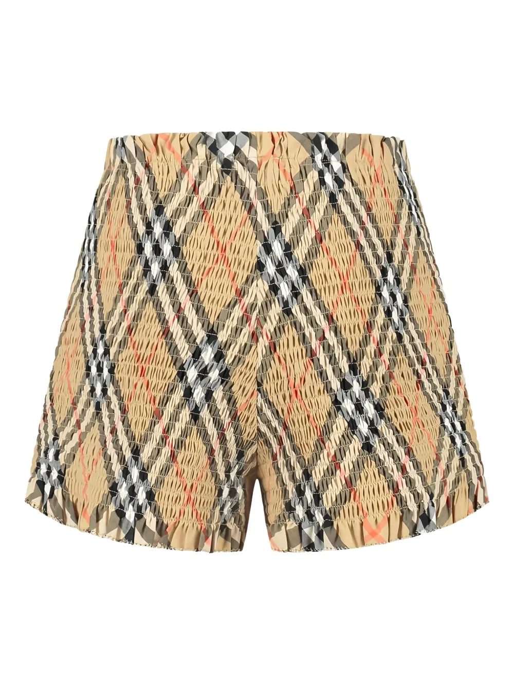 Burberry Kids Katoenen shorts Beige