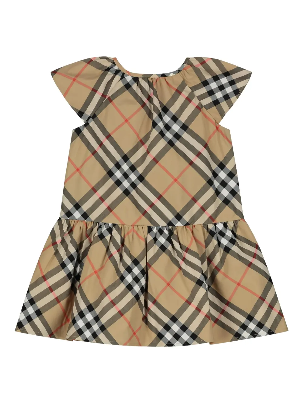 Burberry Kids check-pattern dress - Bruin
