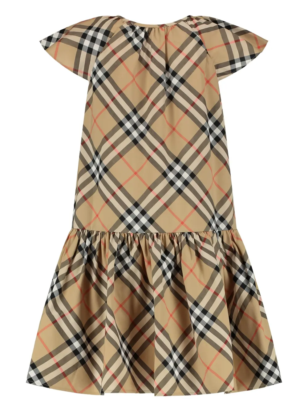 Burberry Kids Vintage Check jurk Beige