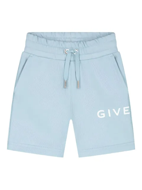 Givenchy Kids logo-print track shorts