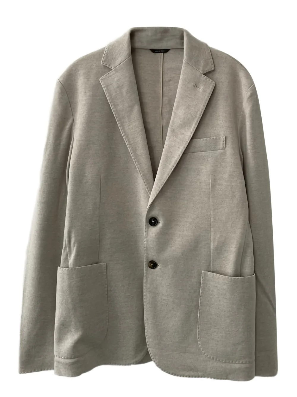 patch-pocket two-button jacket