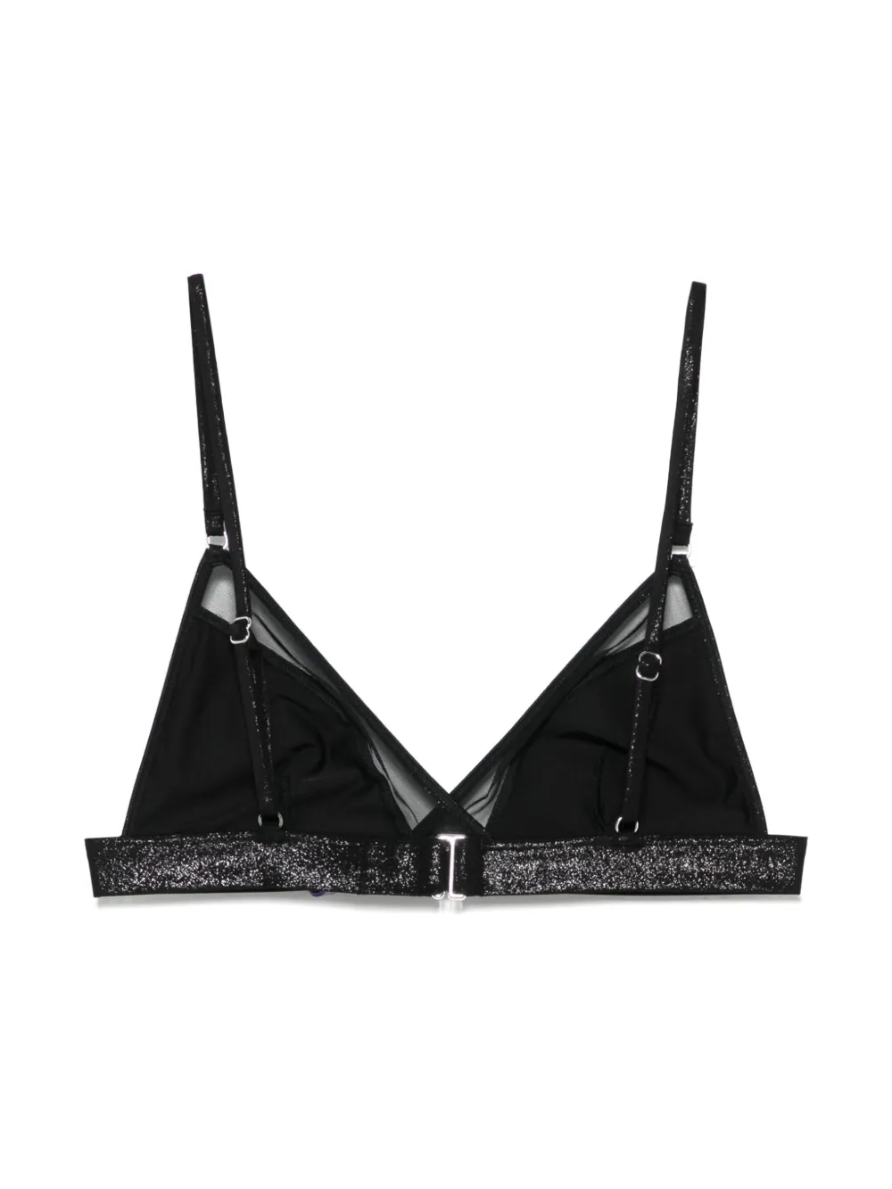 Maison Close Minuit triangel bikinitop Zwart