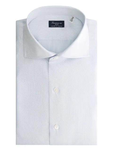 Finamore 1925 Napoli textured cotton shirt