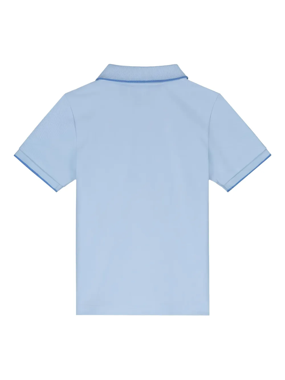 BOSS Kidswear cotton polo shirt - Blauw