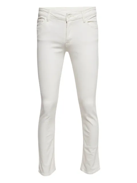 Emporio Armani Pre-Owned logo-patch jeans