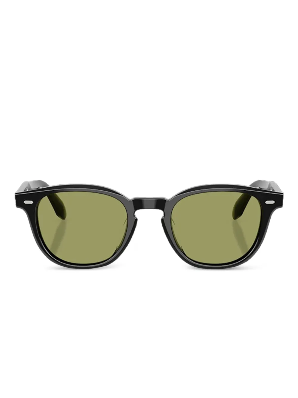Oliver Peoples N.09 Sun round-frame sunglasses Zwart