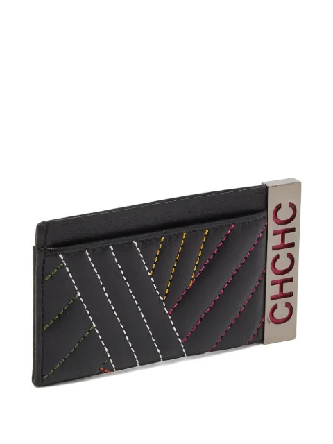 Carolina Herrera Vintage pre-owned quilted leather cardholder
