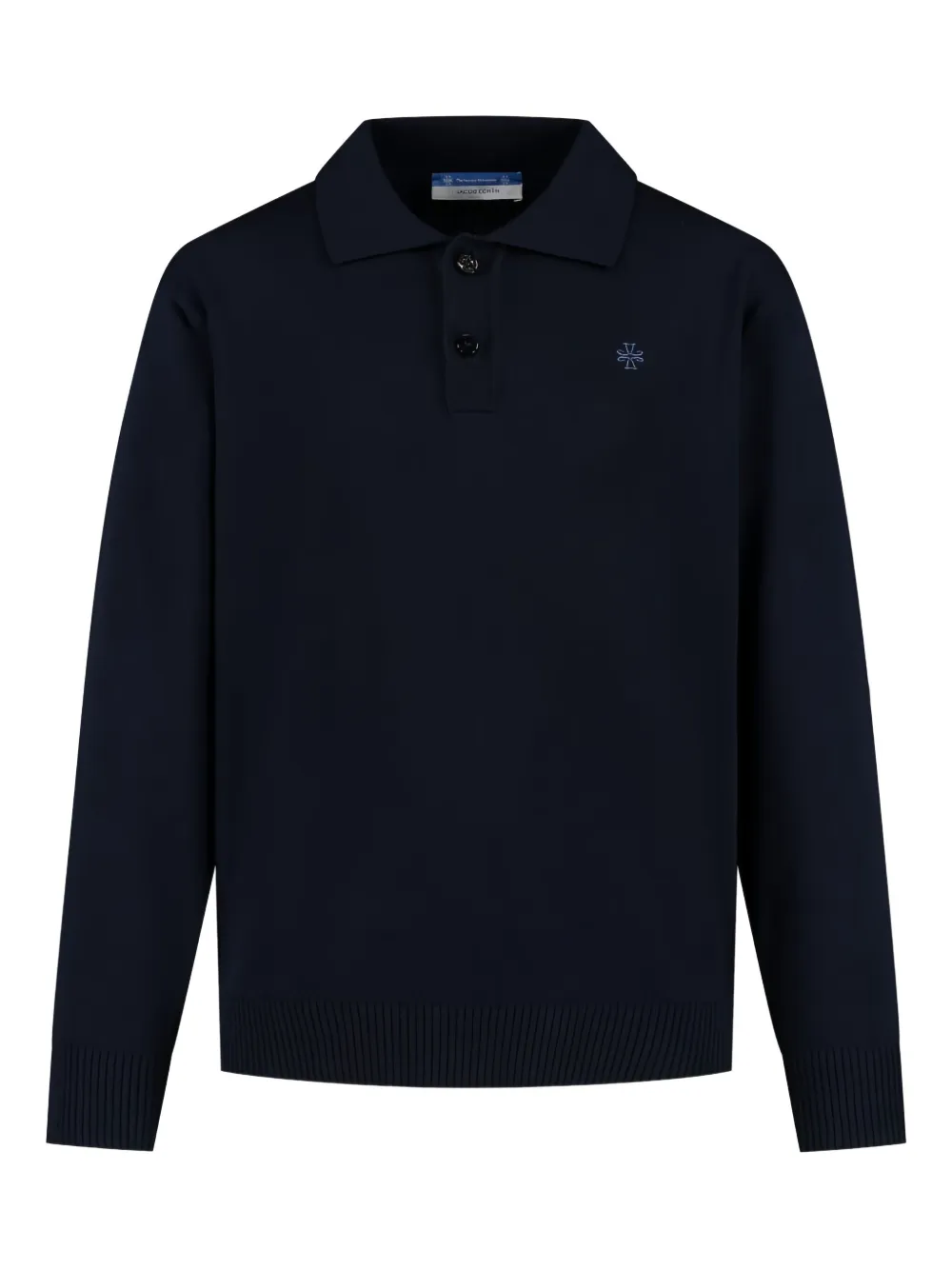 Jacob Cohen Junior long-sleeved polo shirt | Black | Image 1
