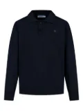 Jacob Cohen Junior long-sleeved polo shirt - Black