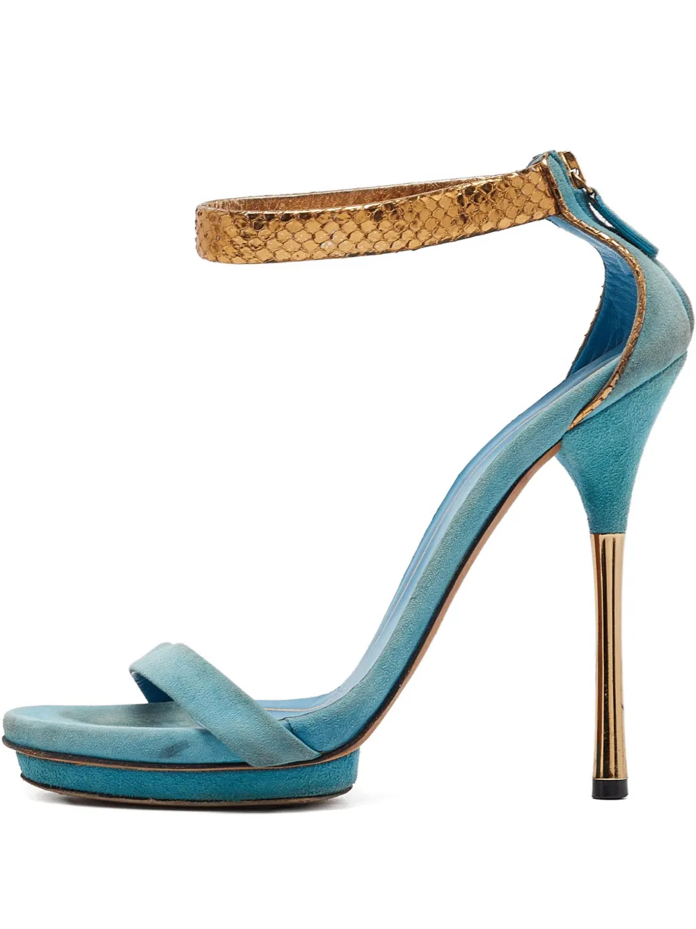 Gucci Pre-Owned 130mm Kelis sandals | Blue | Image 1