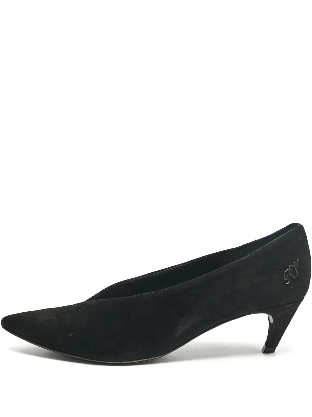 70mm suede pumps