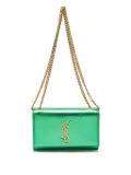 Saint Laurent Pre-Owned leather wallet on chain - Green