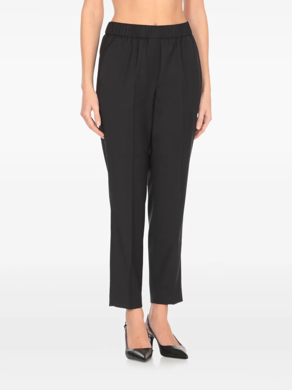 Peserico Wollen broek - Zwart