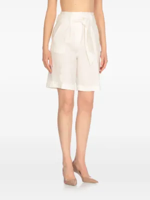パンツ PESERICO Women Shorts  Burmudas P04629U 01037 002 234725 WH Peserico Shorts for Women - Shop on FARFETCH