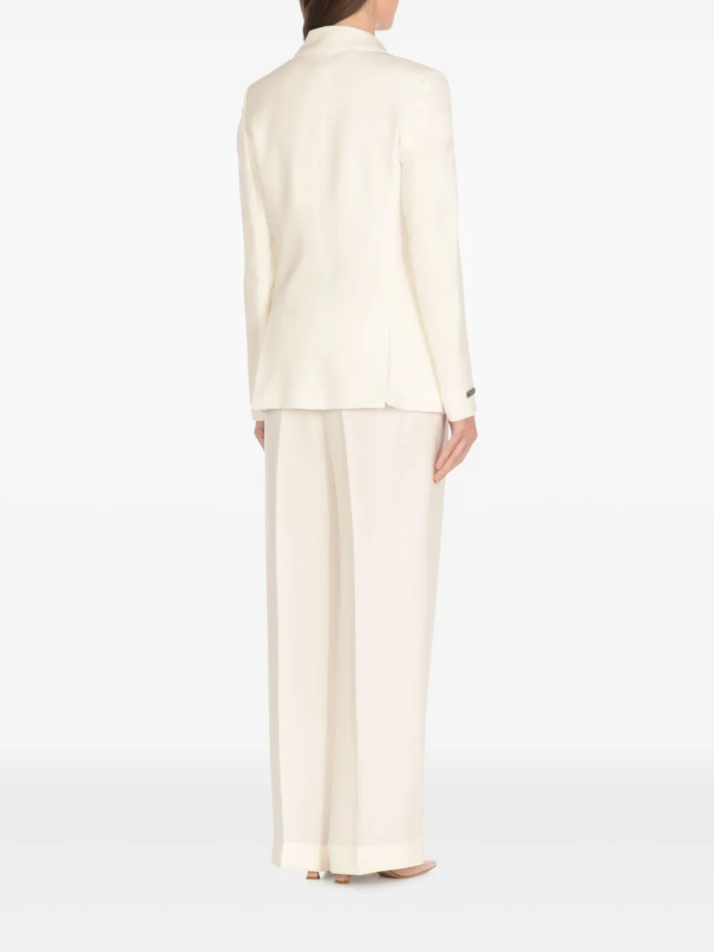 Peserico Blazer met dubbele rij knopen Wit