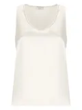 Peserico satin tank top - Neutrals