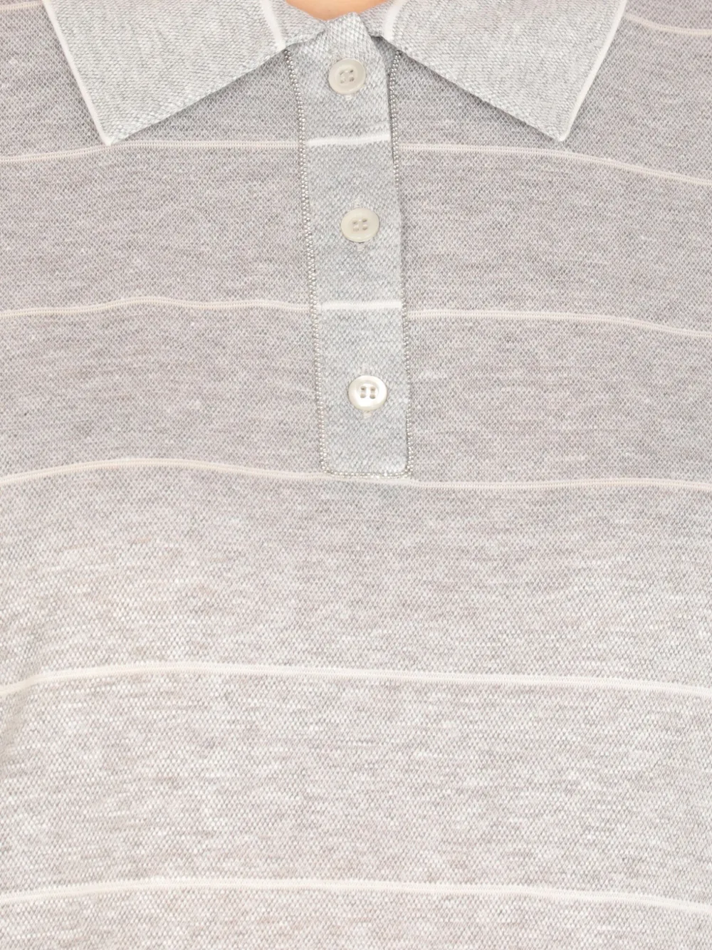 Shop Peserico Striped Polo Shirt