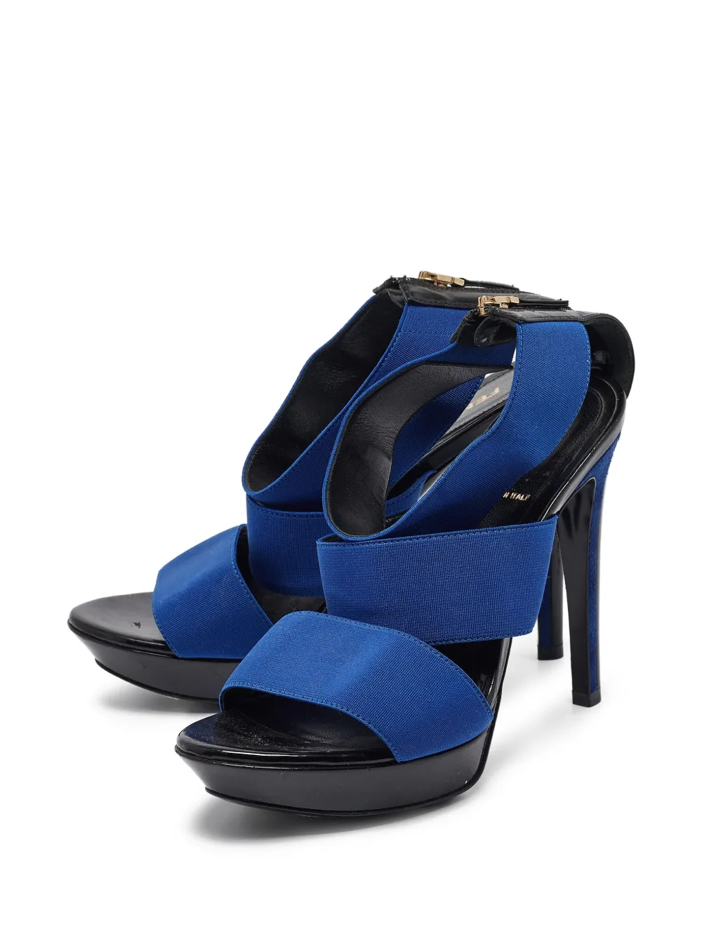 Fendi Pre-Owned Sandalen met hak - Blauw