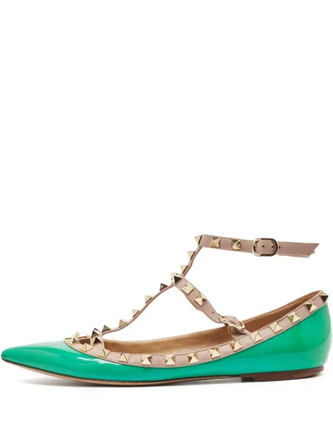 Valentino Garavani Pre-Owned flats Rockstud